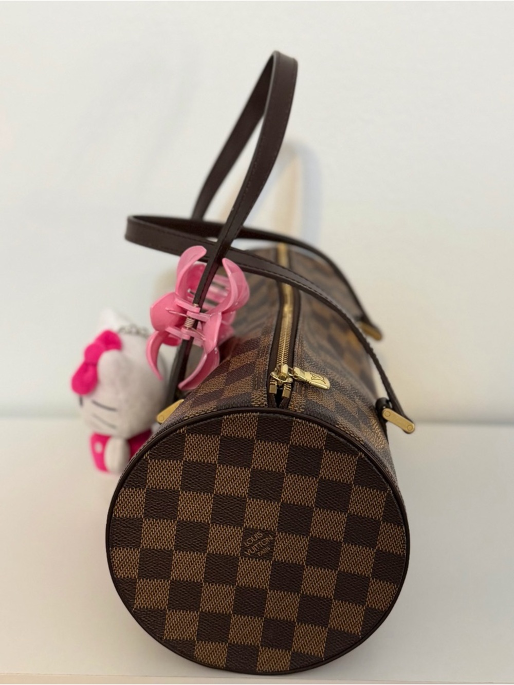 Authentic Louis Vuitton Damier Ebene Papillon 30 - Picture 3 of 9